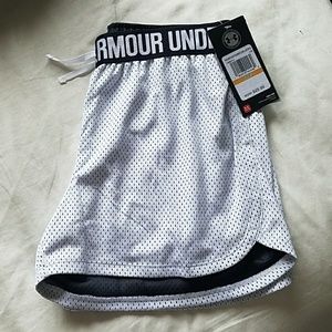 under armour play up mesh shorts